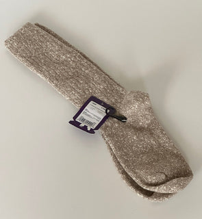 Neu mit Etikett: 250 $ Ralph Lauren Purple Label Beige Kaschmirsocken, groß, hergestellt in Italien 