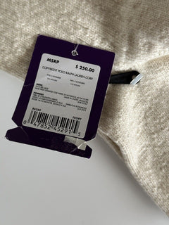 Кашемировые носки цвета слоновой кости Ralph Lauren Purple Label, большие размеры, 250 долларов США, сделано в Италии 