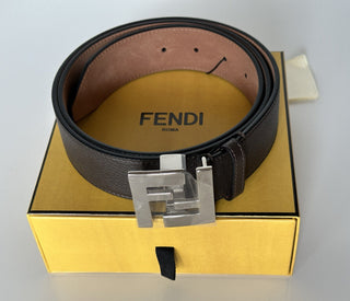 NWT $550 Ремень Fendi FF из телячьей кожи 105/42 Италия 7C0403 