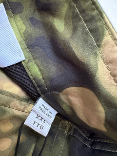 Мужские шорты для плавания Burberry Breton с камуфляжным принтом темно-зеленого папоротника, размер 2XL, 480 долларов США, 2XL 8042583 