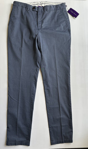 Neu mit Etikett: 495 $ Ralph Lauren Purple Label Herren-Cargo-Baumwollhose Blau 34 US