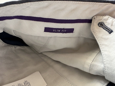 Neu mit Etikett: 495 $ Ralph Lauren Purple Label Herren-Cargo-Baumwollhose Blau 34 US