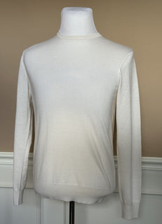 NWT $995 Polo Ralph Lauren Purple Label Men's Cashmere Cream Sweater M Italy