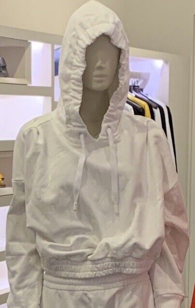NWT 1100 долларов США Fendi Женская молочно-белая вязаная куртка Fendi с капюшоном 6 США (42 ЕС) IT 