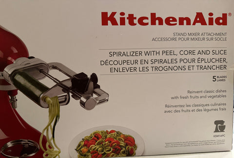 Новая насадка для миксера KitchenAid Spiralizer с 5 лезвиями KSM1APC