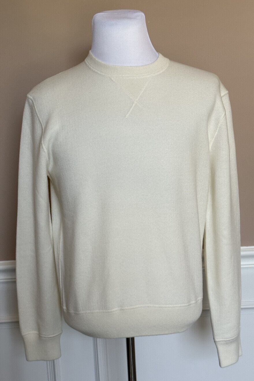 NWT Polo Ralph Lauren Purple Label Men's Cashmere Cream Sweater M Italy