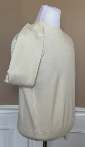 Neu mit Etikett: Polo Ralph Lauren Purple Label Herren-Kaschmir-Pullover in Creme, M, Italien 