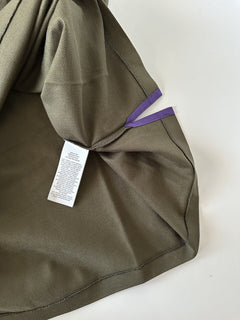 СЗТ $425 Ralph Lauren Purple Label Bear Хлопковая оливковая рубашка-поло 2XL Италия