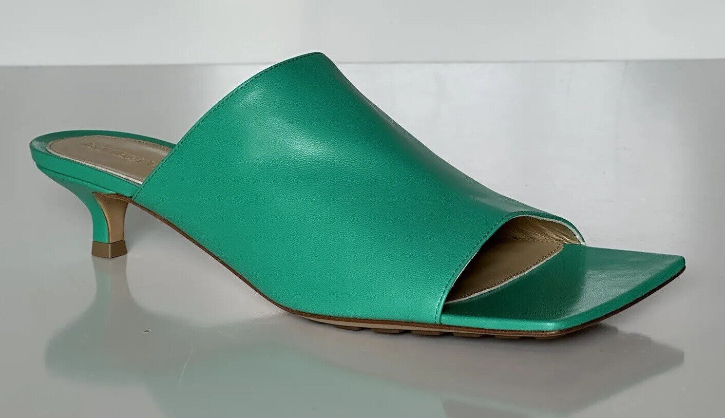 Кожаные туфли Bottega Veneta Napa Green Loden 7.5, США (37,5 евро), 690022, 850 долларов США. 