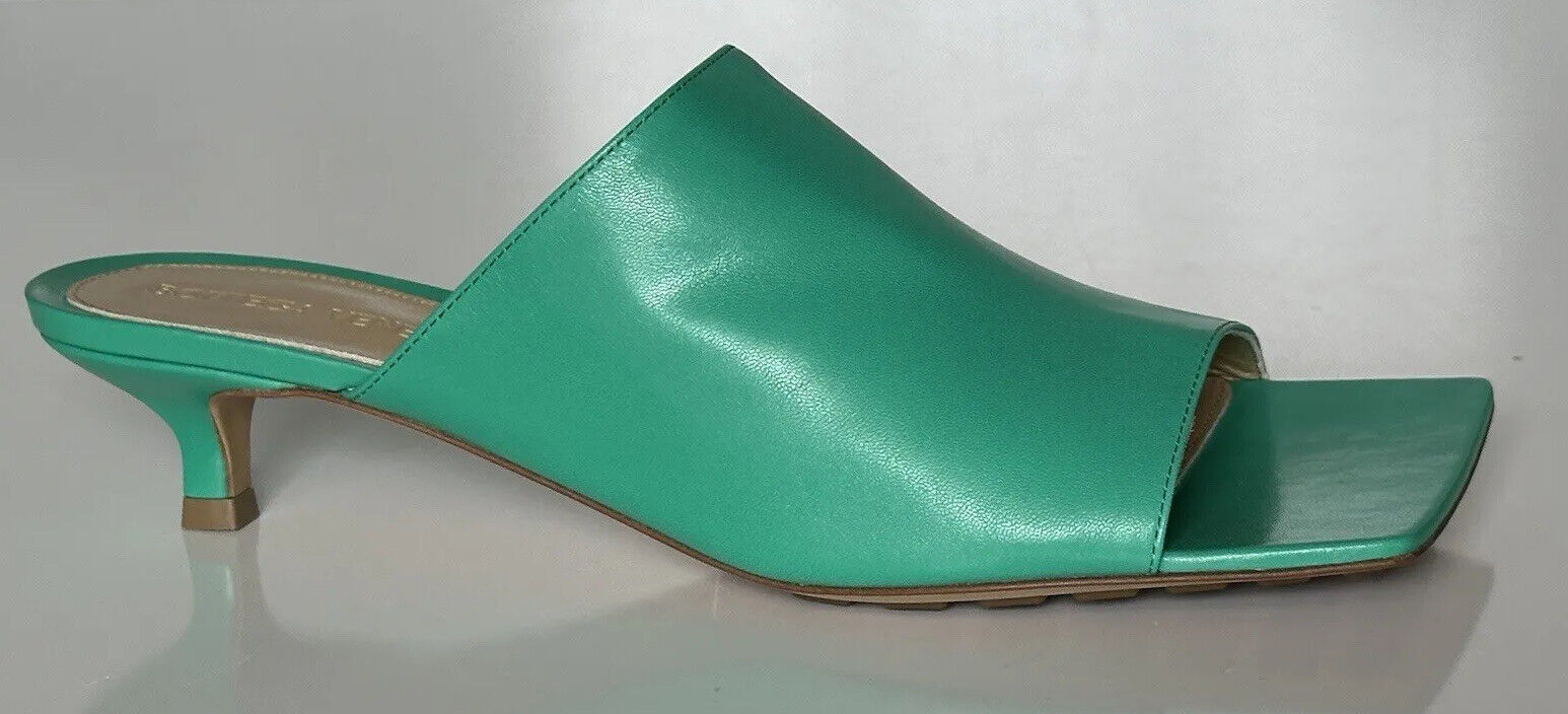 Bottega Veneta Napa Leather Shoes Green Loden 8.5 US (38.5 Euro) 690022 NIB $850