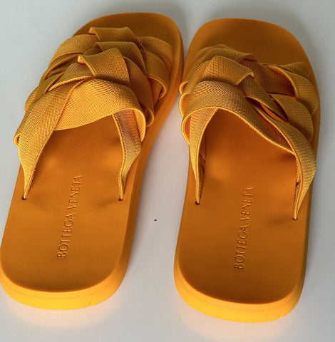 NIB $790 Bottega Veneta Intrecciato Starfish Tangerine Sandals 13 US (46) 651402