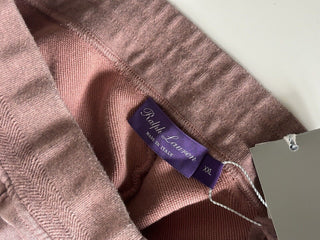 СЗТ $450 Ralph Lauren Purple Label Повседневные розовые брюки 2XL Сделано в Италии 