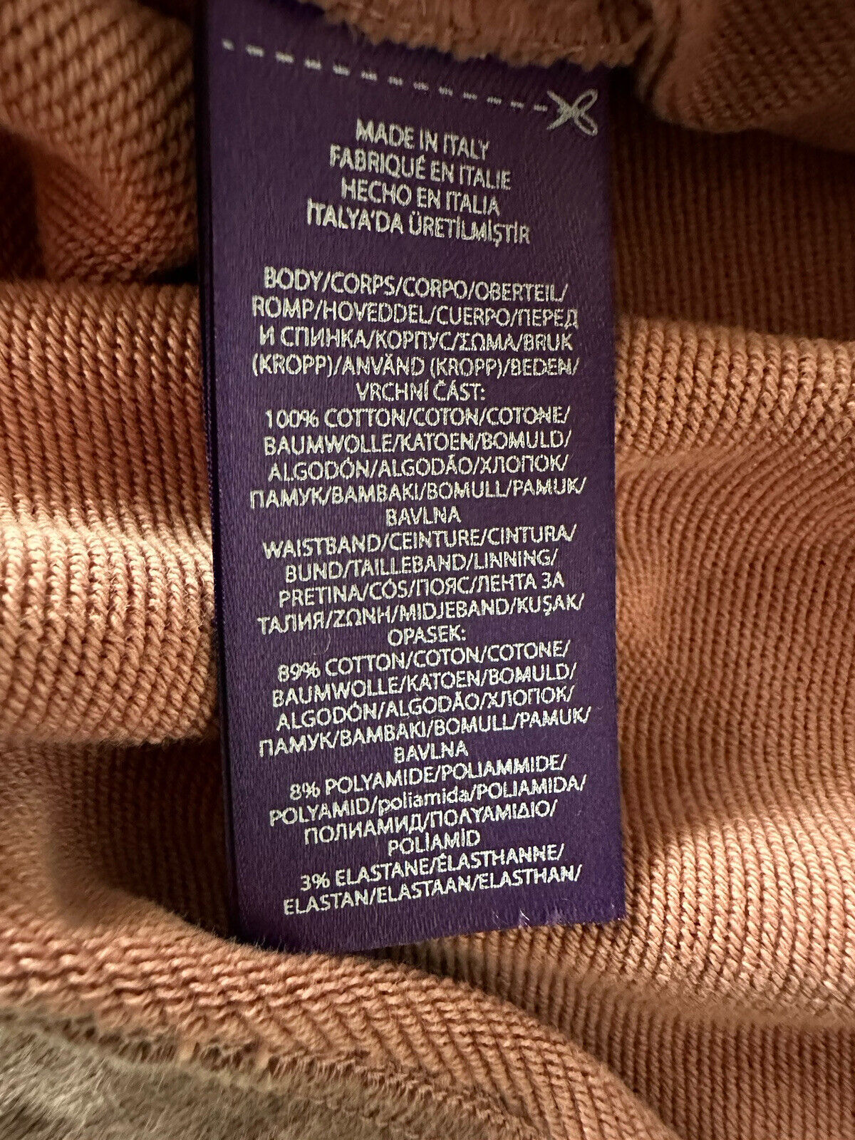 СЗТ $450 Ralph Lauren Purple Label Повседневные розовые брюки 2XL Сделано в Италии 
