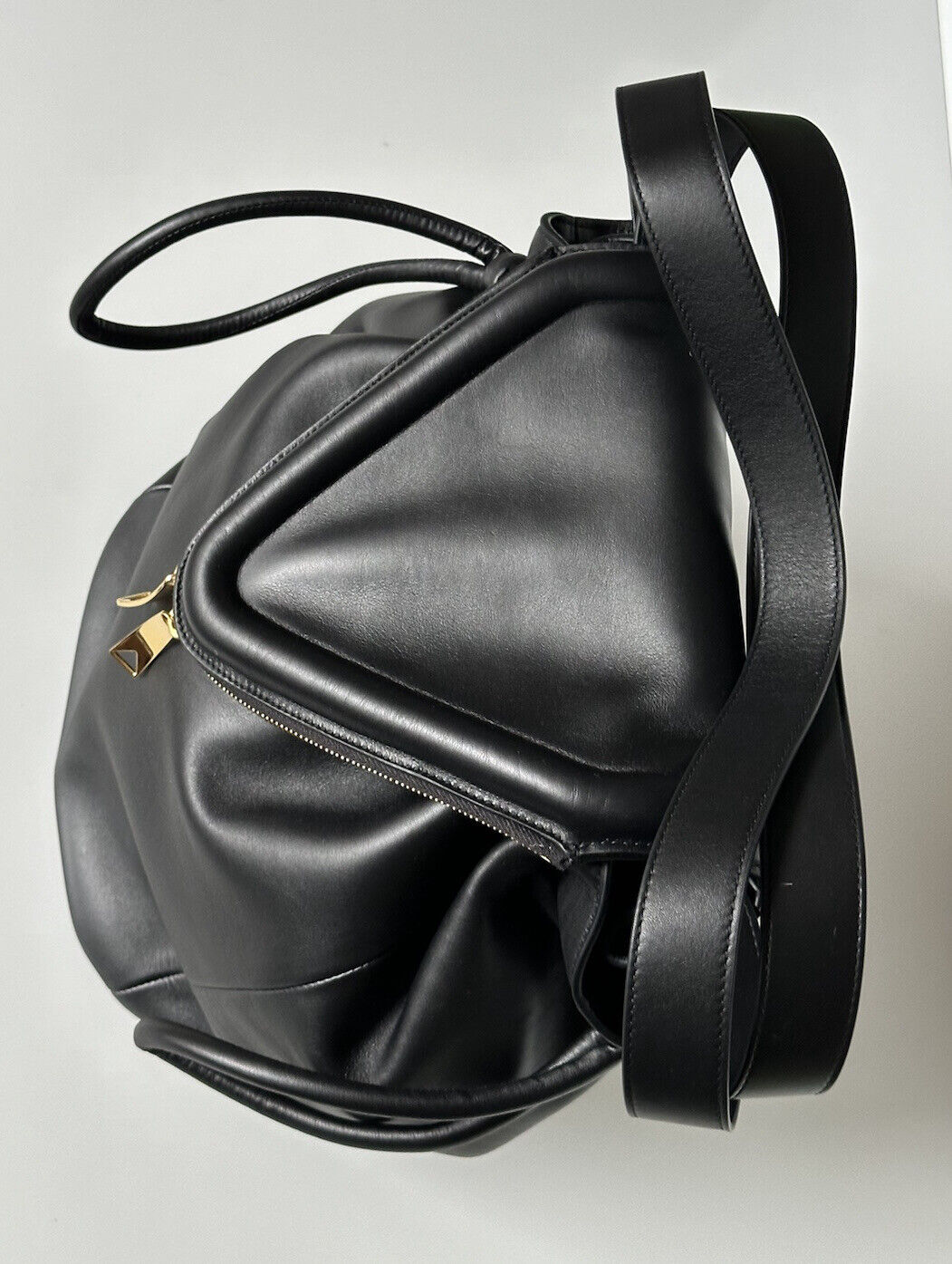 NWT $3500 Bottega Veneta Napa Большая кожаная сумка через плечо Carbas, Италия 