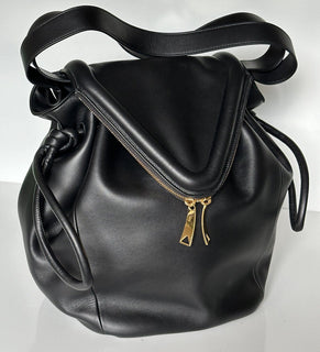 NWT $3500 Bottega Veneta Napa Большая кожаная сумка через плечо Carbas, Италия 
