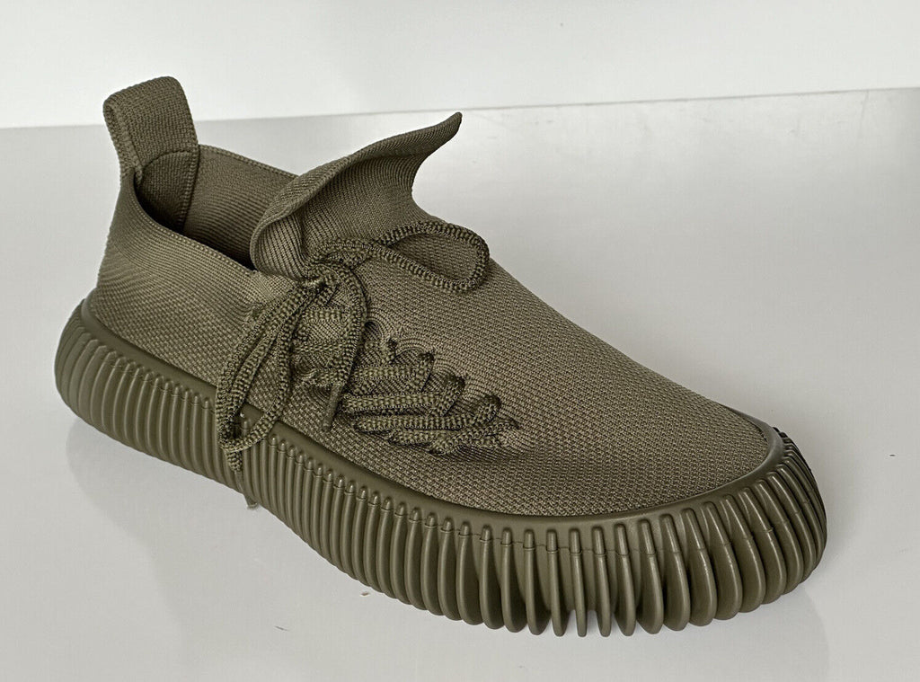 NIB $920 Bottega Veneta Men's Tech Knit Stretch Khaki Sneakers 9 US (42) 690112