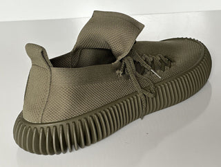 NIB $920 Bottega Veneta Men's Tech Knit Stretch Khaki Sneakers 9 US (42) 690112