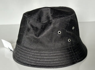 NWT $600 Bottega Veneta Intrecciato Нейлоновая панама Черная, M (57 см) 687344 
