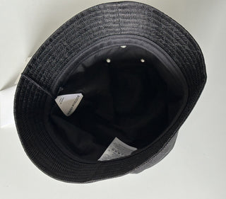 NWT $600 Bottega Veneta Intrecciato Нейлоновая панама Черная, M (57 см) 687344 