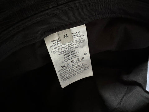 NWT $600 Bottega Veneta Intrecciato Нейлоновая панама Черная, M (57 см) 687344 
