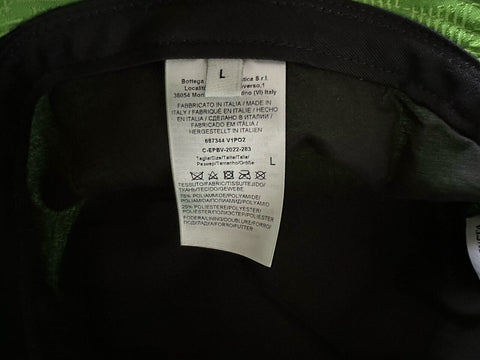 NWT $600 Bottega Veneta Intrecciato Нейлоновая панама Зеленая, L (60 см) 687344 