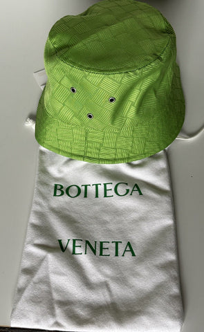 NWT $600 Bottega Veneta Intrecciato Нейлоновая панама Зеленая, L (60 см) 687344 