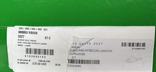 NWT 1350 долларов США Bottega Veneta Green Loden Сандалии на плоской подошве Обувь 7 США (37 евро) 608853
