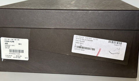 NIB $820 Bottega Veneta Calf Suede Slate Dark Navy Ankle Boots 6 US (39) 312345