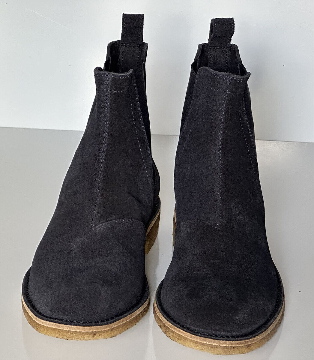 NIB $820 Bottega Veneta Calf Suede Slate Dark Navy Ankle Boots 6 US (39) 312345