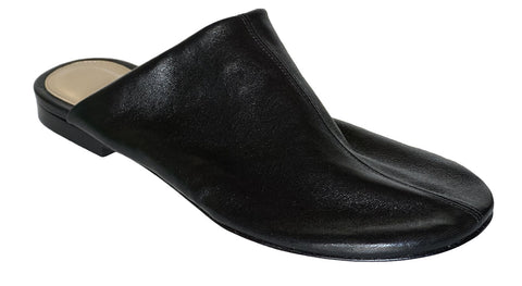 NIB $759 Bottega Veneta Black Napa Leather Slipper Sandals 7 US (37 Euro) 667185