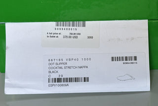 Черные сандалии-тапочки из кожи напа Bottega Veneta 759 долларов США (39 евро) 667185