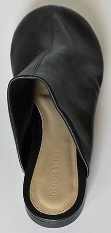 NIB $759 Bottega Veneta Black Napa Leather Slipper Sandals 9 US (39 Euro) 667185