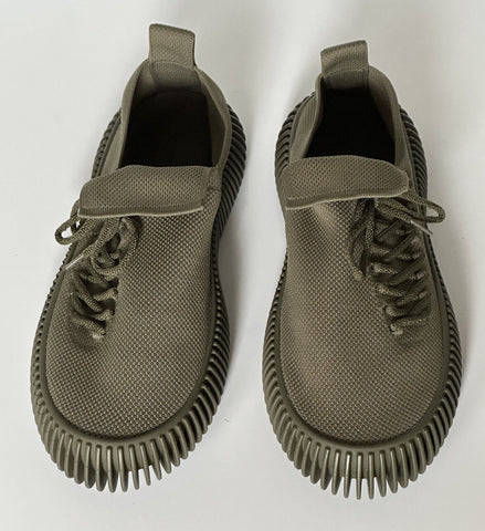 NIB 920 $ Bottega Veneta Tech Knit Stretch Khaki Sneakers für Herren 13 US (46) 690112 