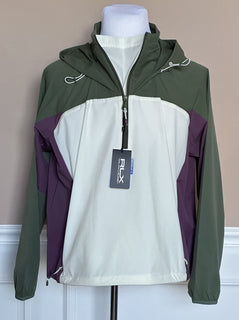 Мужская ветровка с капюшоном Polo Ralph Lauren RLX, размер NWT 228 долларов США, большая 