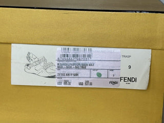 Мужские сандалии Fendi с ремешками Fendi, базилик, 895 долларов США, 10 США/9 Великобритания, Италия 7X1503 