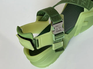 NIB $895 Fendi Men's FF Strapped Basil Sandals 11 US/ 10 UK Italy 7X1503