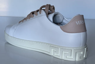 NIB 750 долларов США Versace Low Top Женские белые кожаные кроссовки 11 США (41 ЕС) 1008962 IT 