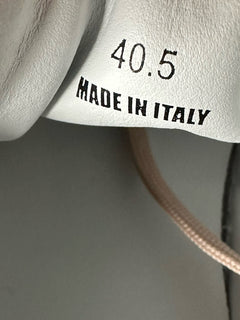 СПИ 750 долларов Versace Низкие женские белые кожаные кроссовки 10,5 США (40,5) 1008962