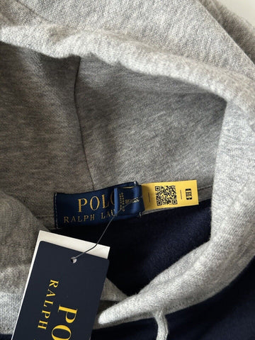 NWT $188 Polo Ralph Lauren Bear Sweatshirt with Hoodie Blue/Green/Red 2XLT/2TGL