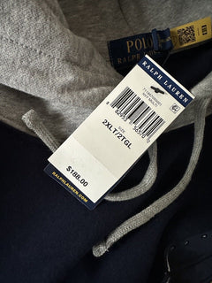 Толстовка Polo Ralph Lauren Bear с капюшоном синего/зеленого/красного цвета, 2XLT/2TGL, NWT, 188 долларов США. 