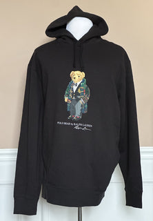 Толстовка с медведем и длинными рукавами Polo Ralph Lauren за 188 долларов NWT, черная XLT/TGL 