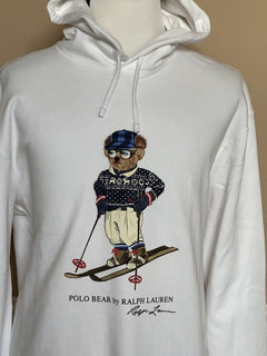 Толстовка с медведем и длинными рукавами Polo Ralph Lauren за 188 долларов США и худи белого цвета XLT/TGL 