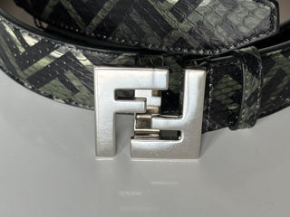 NWT $1100 Fendi FF Colubrid Snake Skin Leather Belt 105/42 7C0404 IT