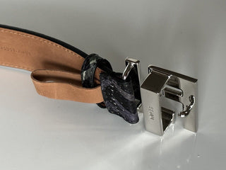 NWT $1100 Fendi FF Colubrid Snake Skin Leather Belt 105/42 7C0404 IT