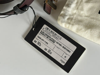 NWT $750 Двусторонний ремень Fendi FF из телячьей кожи гранитного/черно-серого цвета 95/38 7C0480 
