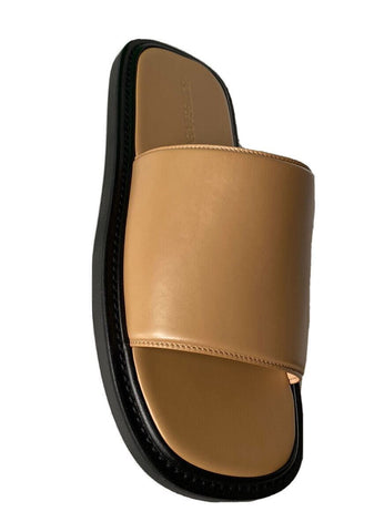 NIB $690 Bottega Veneta Men's Vienna Calf Leather Sandals Camel 11 US 667087 IT