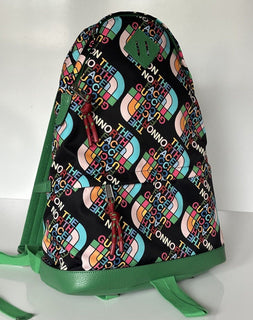 NWT $1890 Черный холщовый рюкзак Gucci &amp; The North Face, сделано в Италии 650288 1164 