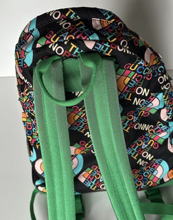NWT $1890 Черный холщовый рюкзак Gucci &amp; The North Face, сделано в Италии 650288 1164 