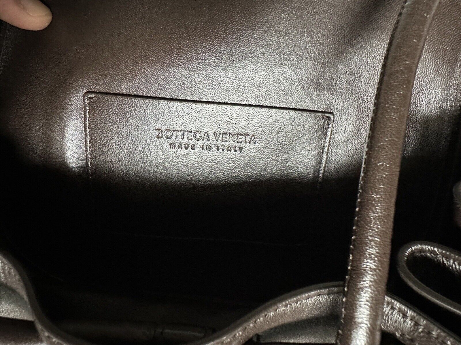 NWT $2700 Bottega Veneta Napa Leather Shoulder Bag Fondant 658523 Made in Italy