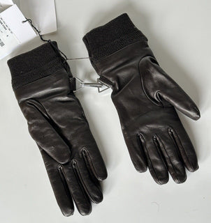 NWT $650 Bottega Veneta Women's Leather Gloves Brown Size 8  (L) Italy 690300